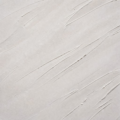 Tangent Design Cells Soft white plaster surface with long, thin trowel marks sweeping ...
