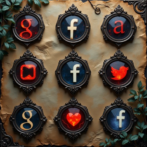 Free Gothic Social Icons Image - Gothic, Social, Icons | Download at ...