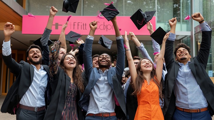 Graduates Bunch Free Graduates Celebrating Together Image - Graduation, Celebration ...