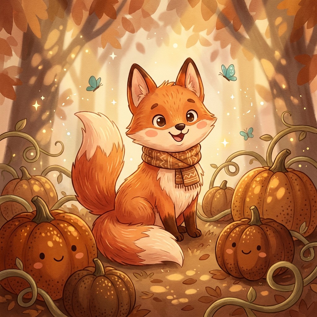 Free Cozy Pumpkin Patch Image - Fox, Pumpkin, Autumn | Download at ...