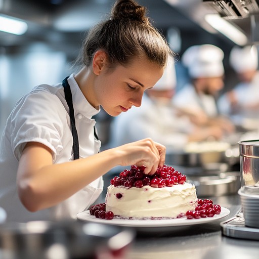 Chef Cook Cake Free Chef decorating cake Image | Download at StockCake
