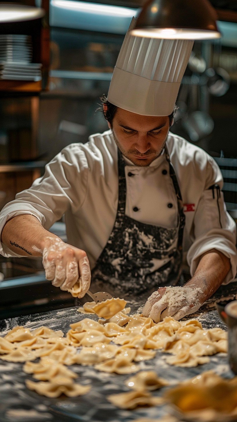 Pasta Thouges For Chef Free Chef Prepares Pasta Image - Chef, Pasta, Kitchen | Download at ...