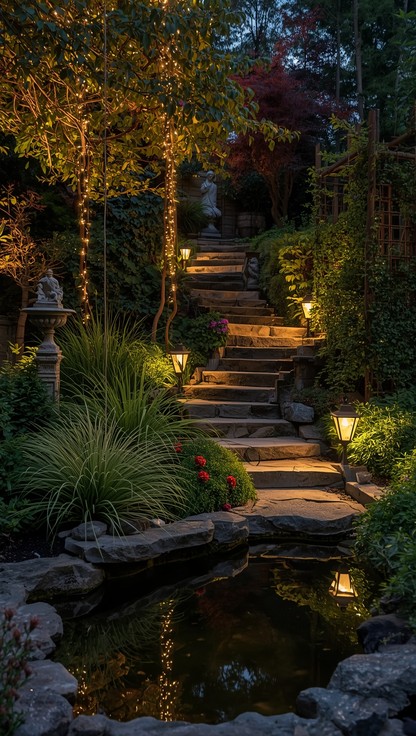 Free Braided Garden Pathway Image - Pathway, Garden, Terraced ...