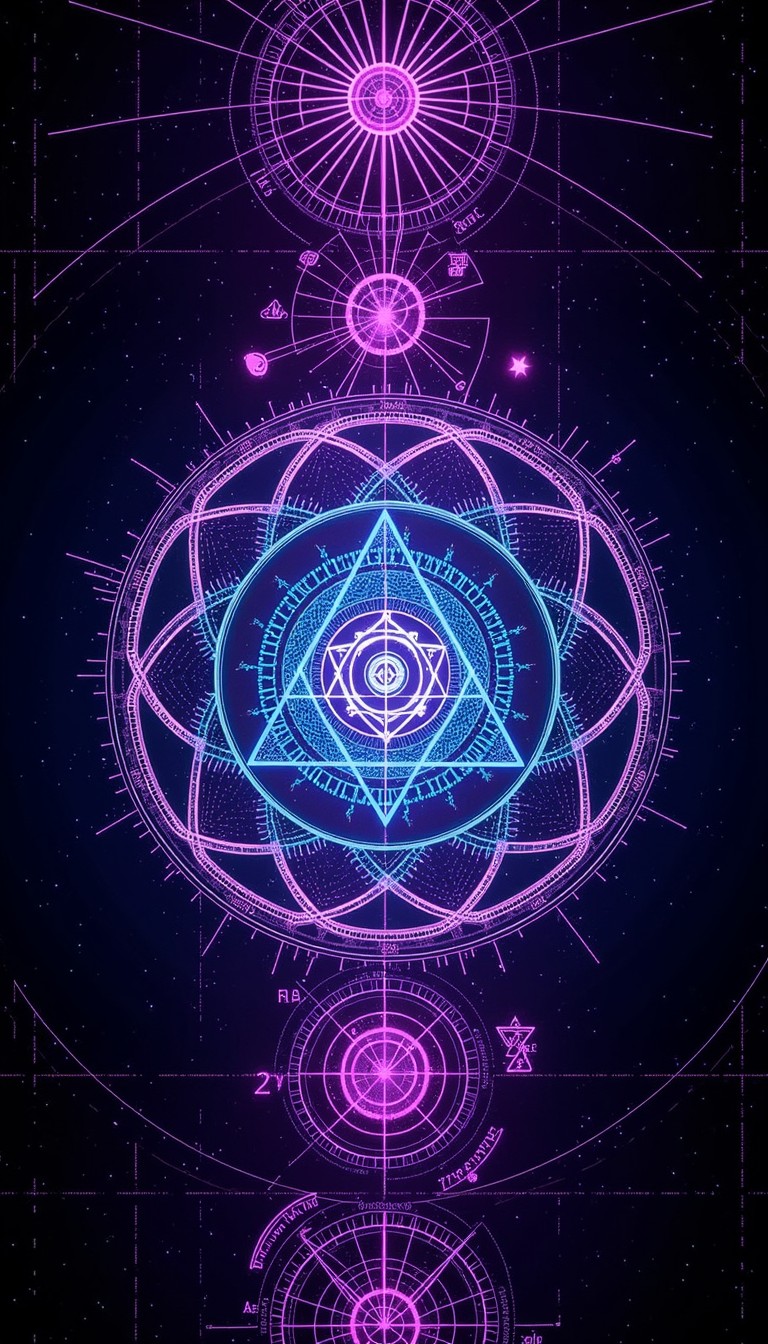 Geometry Neon Background Free Sacred Neon Geometry Image - Sacred, Geometry, Neon | Download at ...