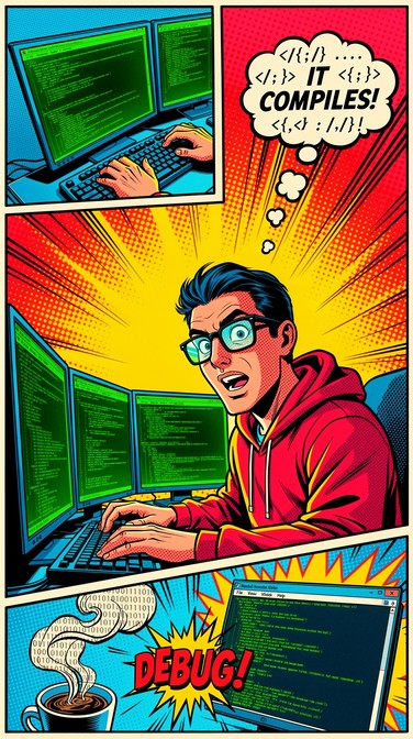 Free Code Compiles Successfully Image - Developer, Programmer, Coder ...