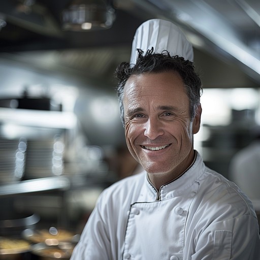 Free Chef smiling warmly Image | Download at StockCake
