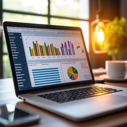 Free Data Analysis Display Image - Laptop, Analytics, Graphs | Download ...