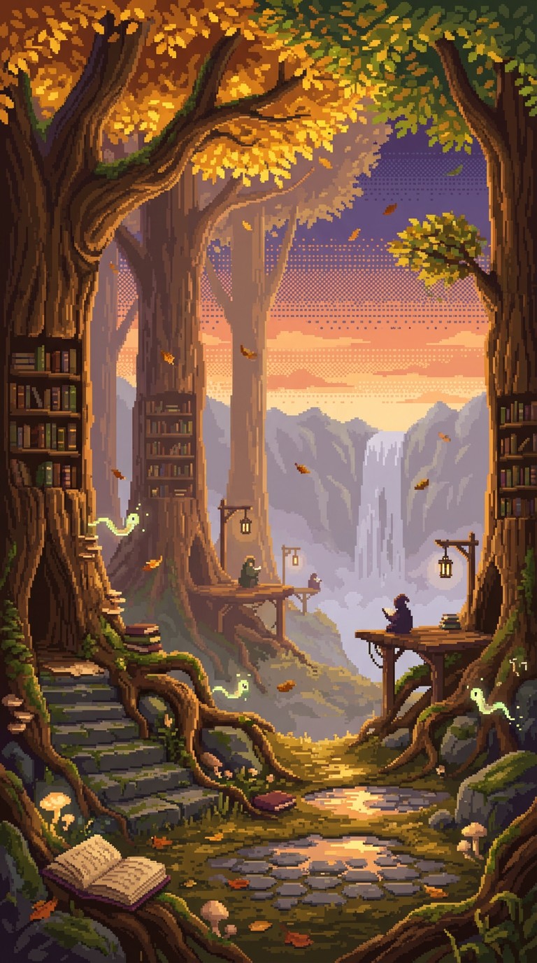 Free Enchanted Forest Library Image - Library, Forest, Enchanted ...