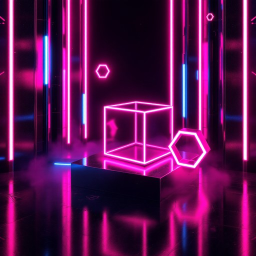 Free Neon Cyberpunk Geometry Image - Cyberpunk, Neon, Futuristic ...