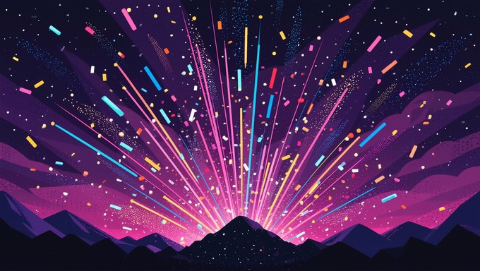 Free Pixel Joy Explosion Image - Confetti, Pixel, Celebration ...