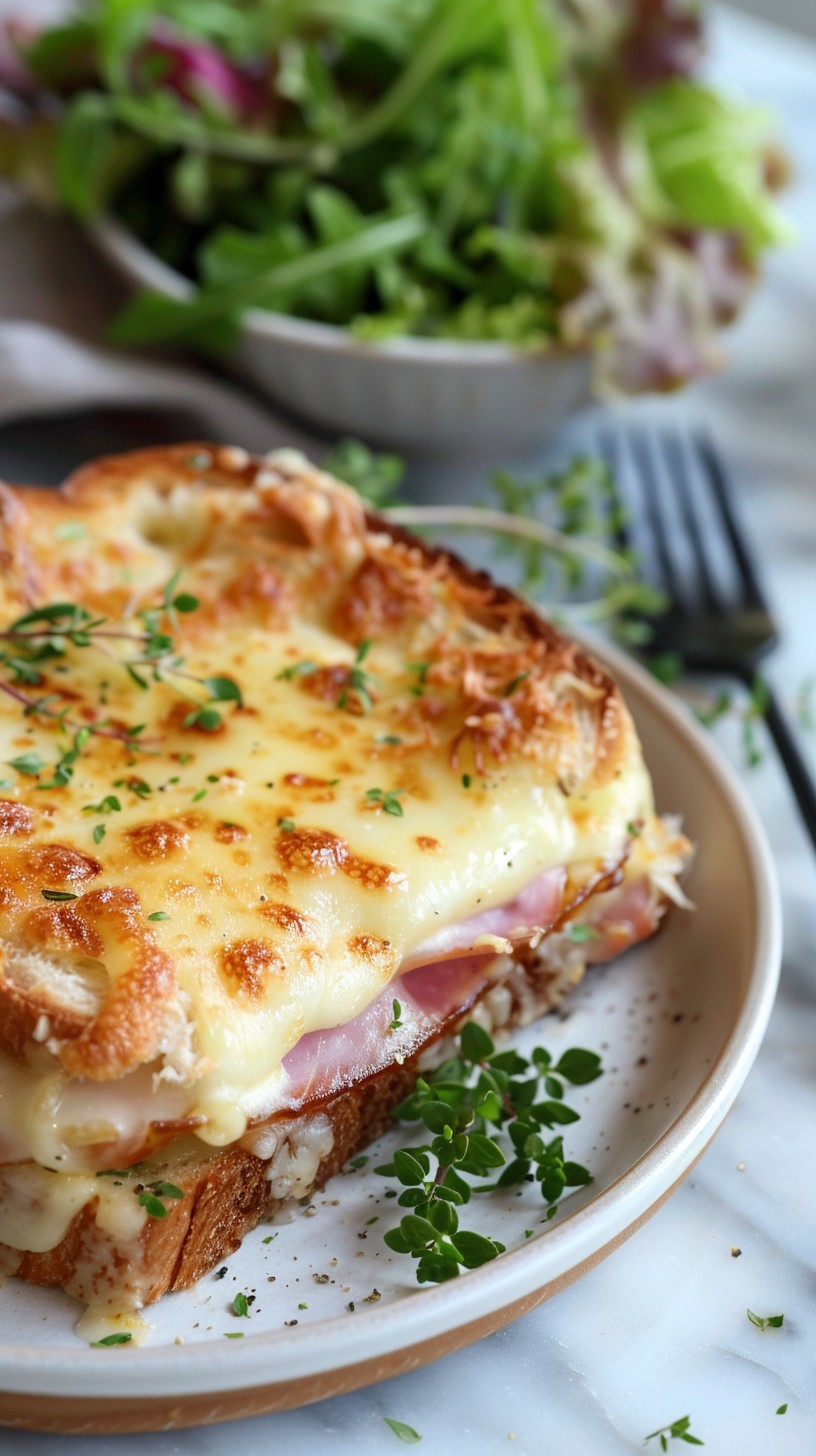 Free Cheesy Croque Monsieur Image - Food, Sandwich, Cheese | Download ...