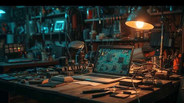 Free Electronics Workshop Chaos Image - Electronics, Workshop, Laptop ...