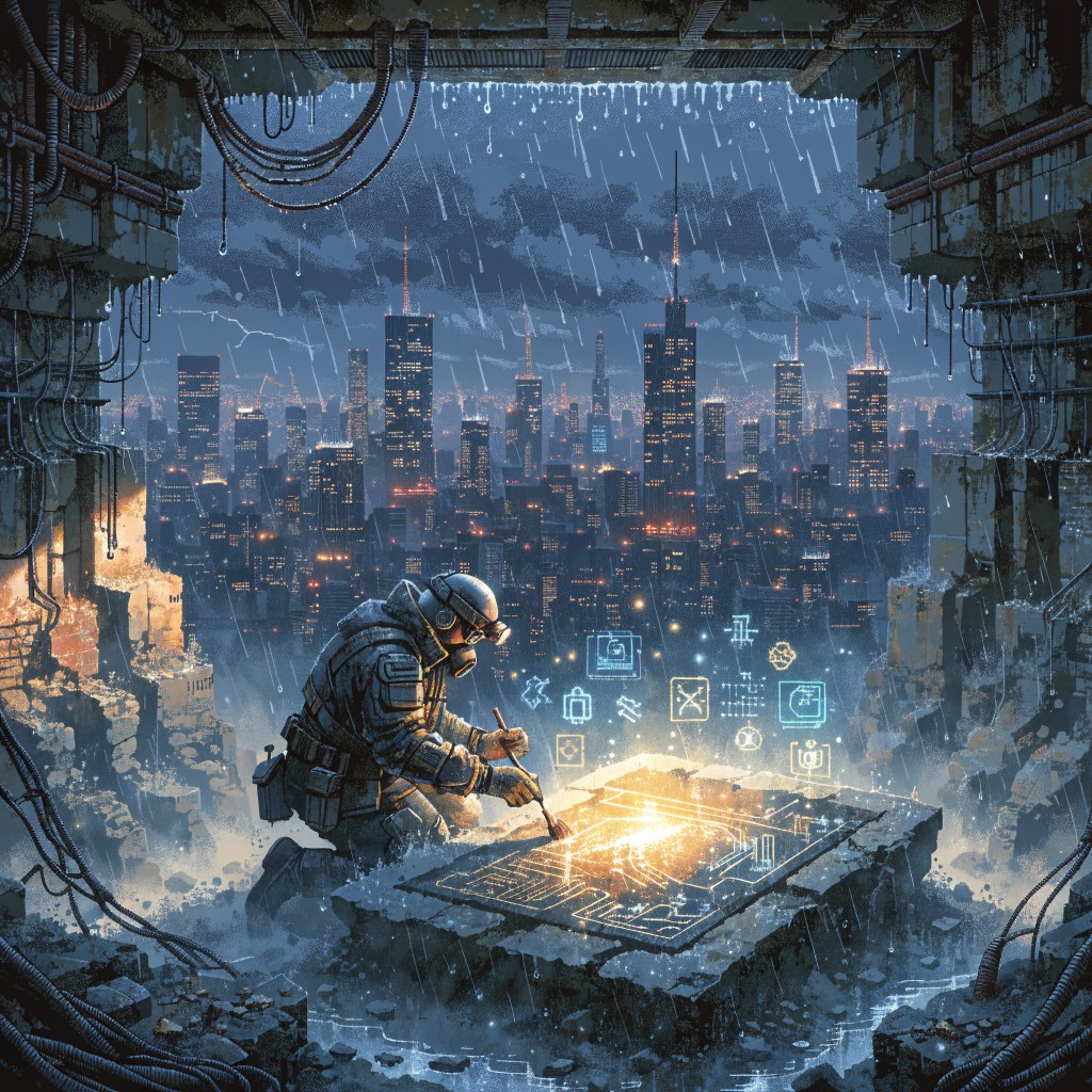 Free Ancient Future Discovery Image - Cyberpunk, Archaeologist ...