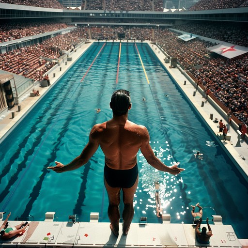 Free Swimmer Before Dive Image - Swimmer, Diving, Competition ...