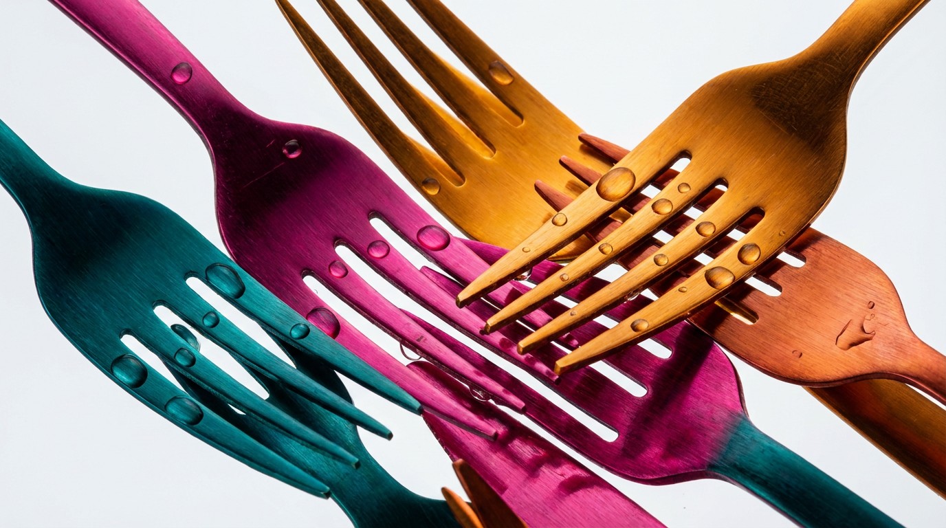 Free Colorful Fork Patterns Image - Forks, Colorful, Abstract ...