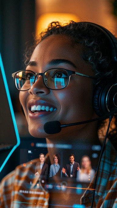 Free Virtual Support Community Image - Woman, Headset, Online ...