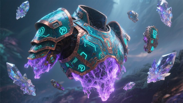 Free Ethereal Tech Fusion Image - Armor, Crystalline, Futuristic ...