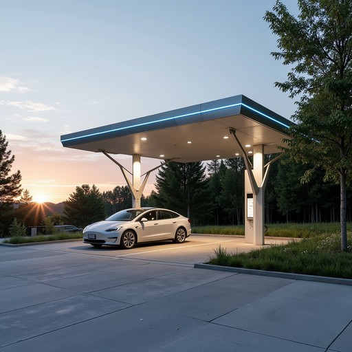Charging Structures Free Sustainable charging station Image | Download at StockCake