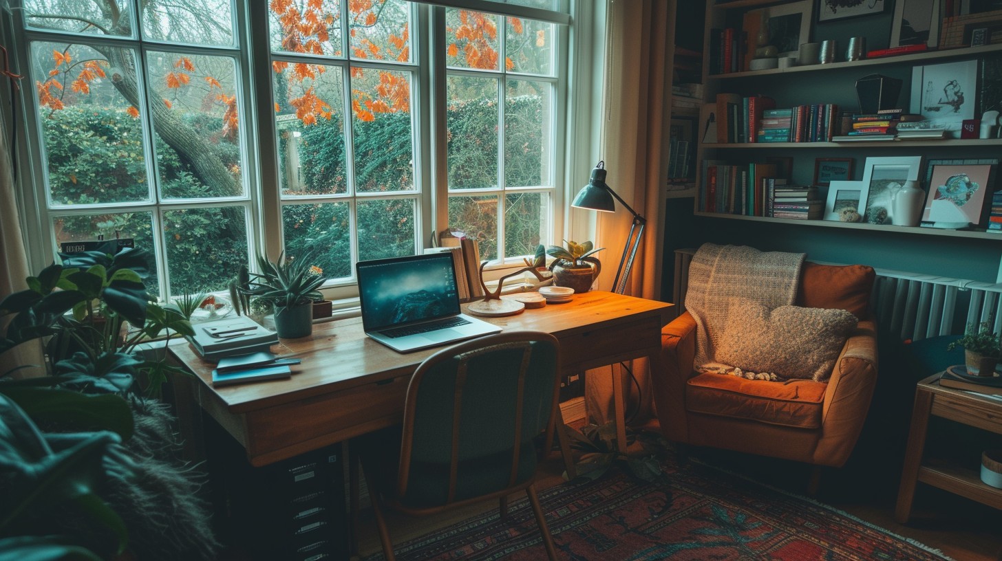 Free Cozy Study Space Image - Home, Office, Cozy | Download at StockCake