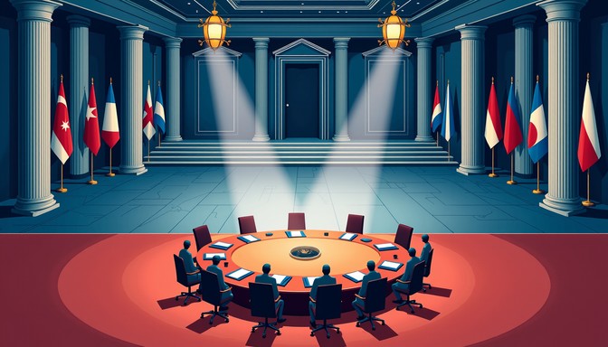 Free Diplomatic talks underway Image - Diplomacy, Government, Meeting ...