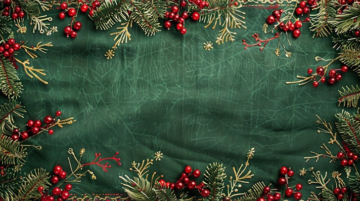 Free Festive Holiday Frame Image - Festive, Holiday, Berries | Download ...