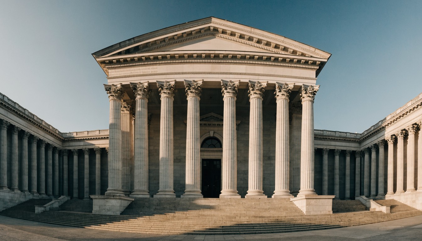 Free Neoclassical Courthouse Symmetry Image - Architecture, Courthouse ...