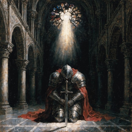 Free Knight Prays Alone Image - Knight, Cathedral, Prayer | Download at ...