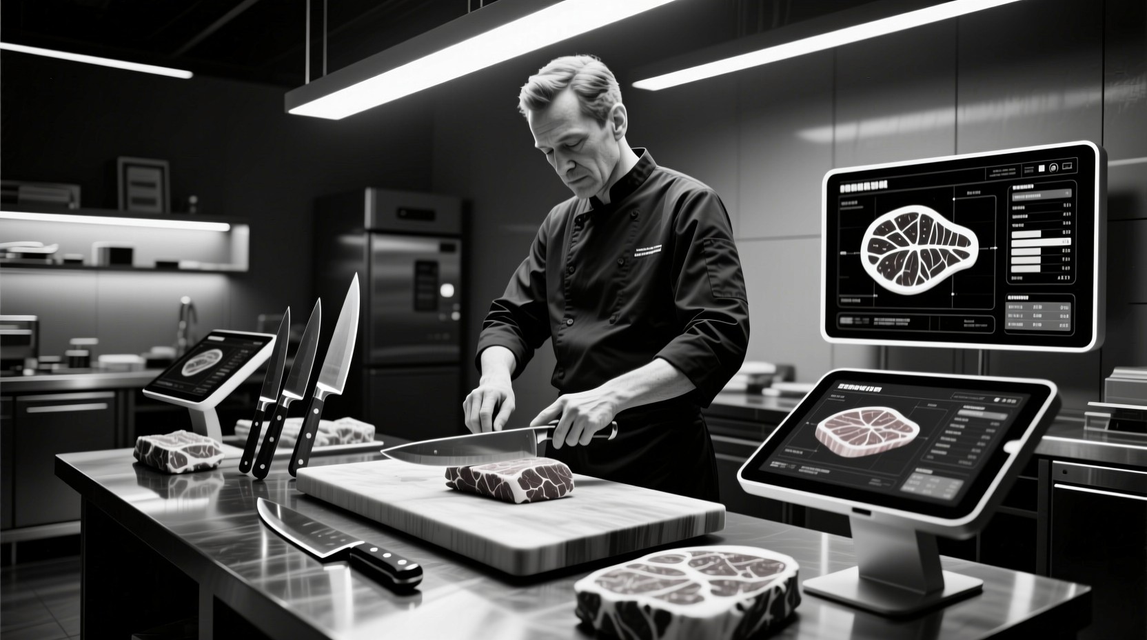Free Craftsmanship Meets Technology Image - Butcher, Technology, Modern ...