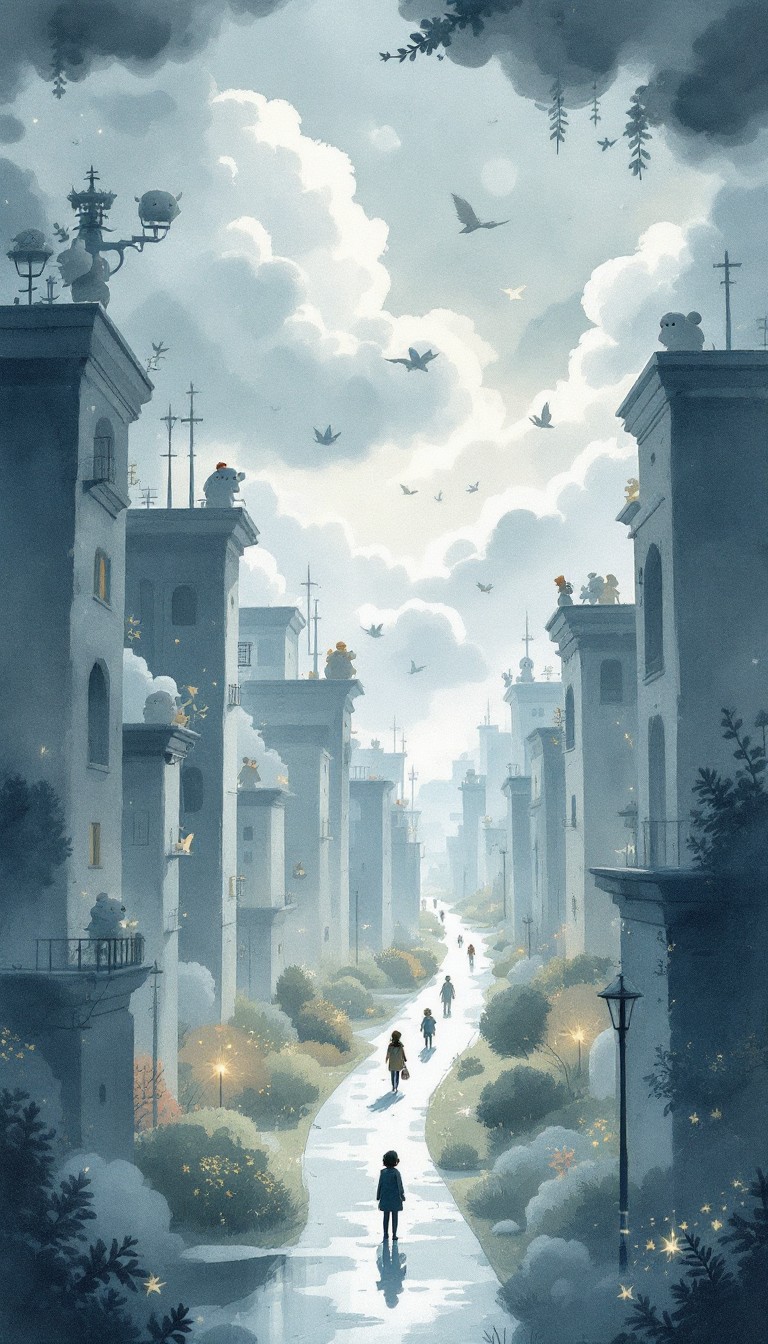 Free Misty Urban Dreamscape Image - Dreamy, Misty, Cityscape | Download ...