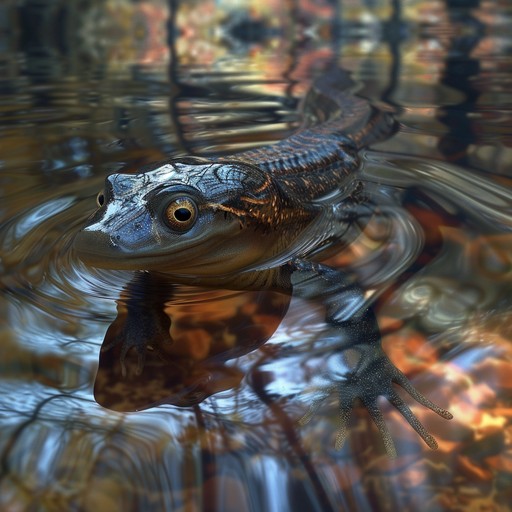 Turtle Ripples Free Turtle In Water Image | Download at StockCake