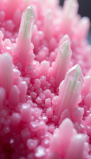 Translucent Pink Crystal Free Crystalline Pink Majesty Image - Crystals, Pink, Mineral ...