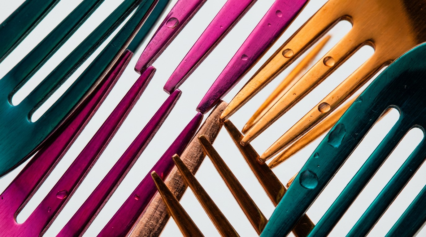 Free Colorful Forks Closeup Image - Forks, Colorful, Macro | Download ...