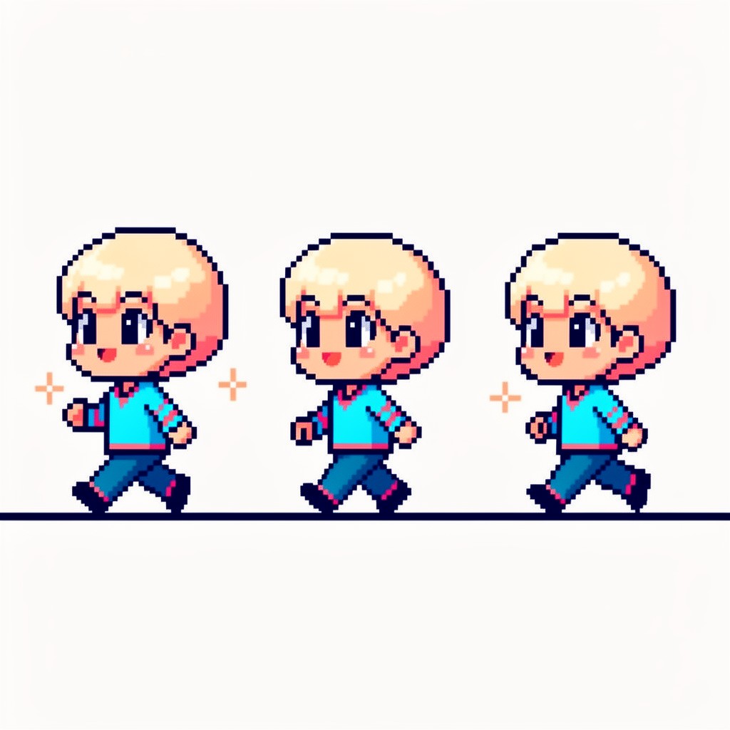 Download Pixel Character Walking Image - Pixel, Animation, Chibi ...