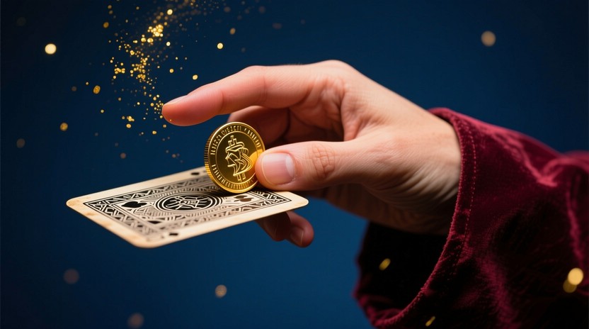 Free Golden Coin Magic Photo - Magic, Illusion, Coin | Download at ...