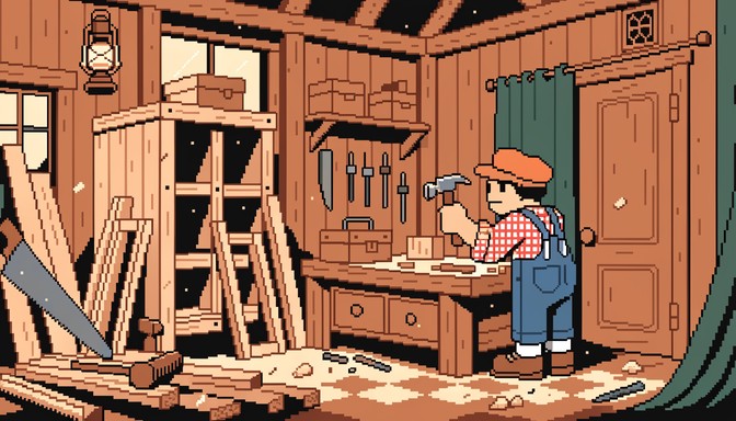 Free Pixel Carpenter Workshop Image - Pixel, Carpenter, Workshop ...