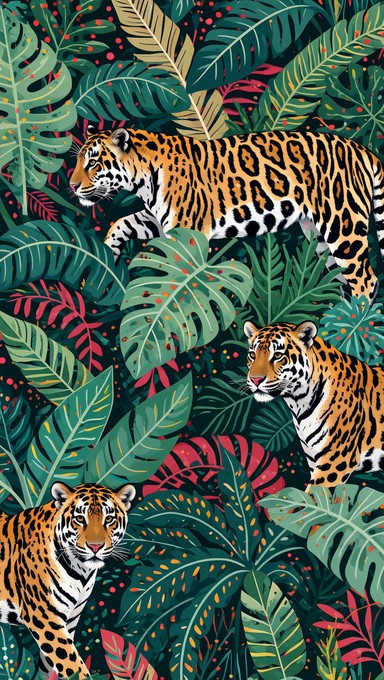 Free Jungle Pattern Fusion Image - Jungle, Pattern, Tropical | Download ...