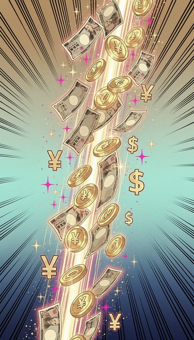 Free Money Raining Down Image - Money, Coins, Cash | Download at StockCake