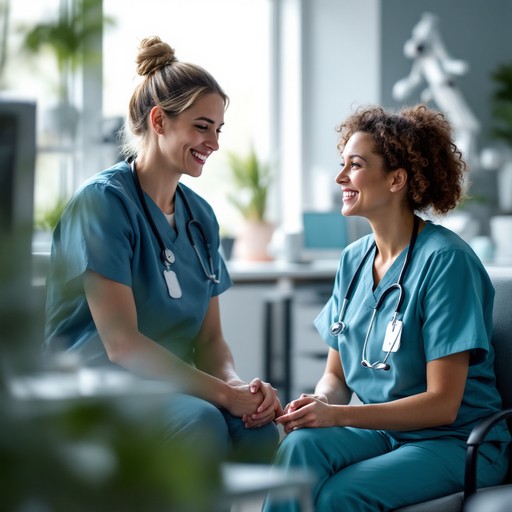 Nurses Colaborating Free Nursing team collaboration Image - Nurses, Healthcare ...