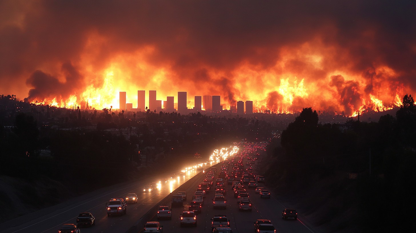 Free City Skyline Aflame Image - Wildfire, City, Skyline | Download at ...