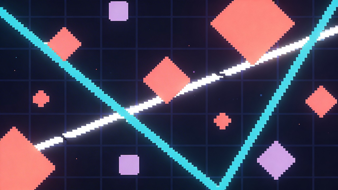 Free Geometric Pixel Abstraction Image - Geometric, Pixel, Minimalist ...