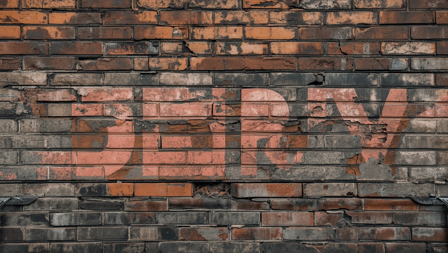 Free 1920s Brick Advertisement Image - Vintage, Brick, Weathered ...