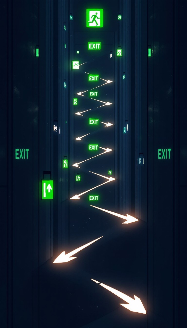 Safe Exit Abstract Free Emergency Exit Path Image - Emergency, Exit, Evacuation | Download ...