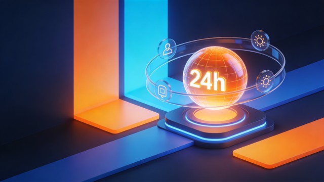 Free 24-Hour Service Concept Image - 3d, Illustration, Technology ...