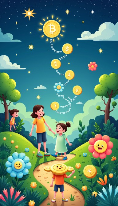 Free Digital Coin Nursery Image - Cryptocurrency, Children, Garden ...