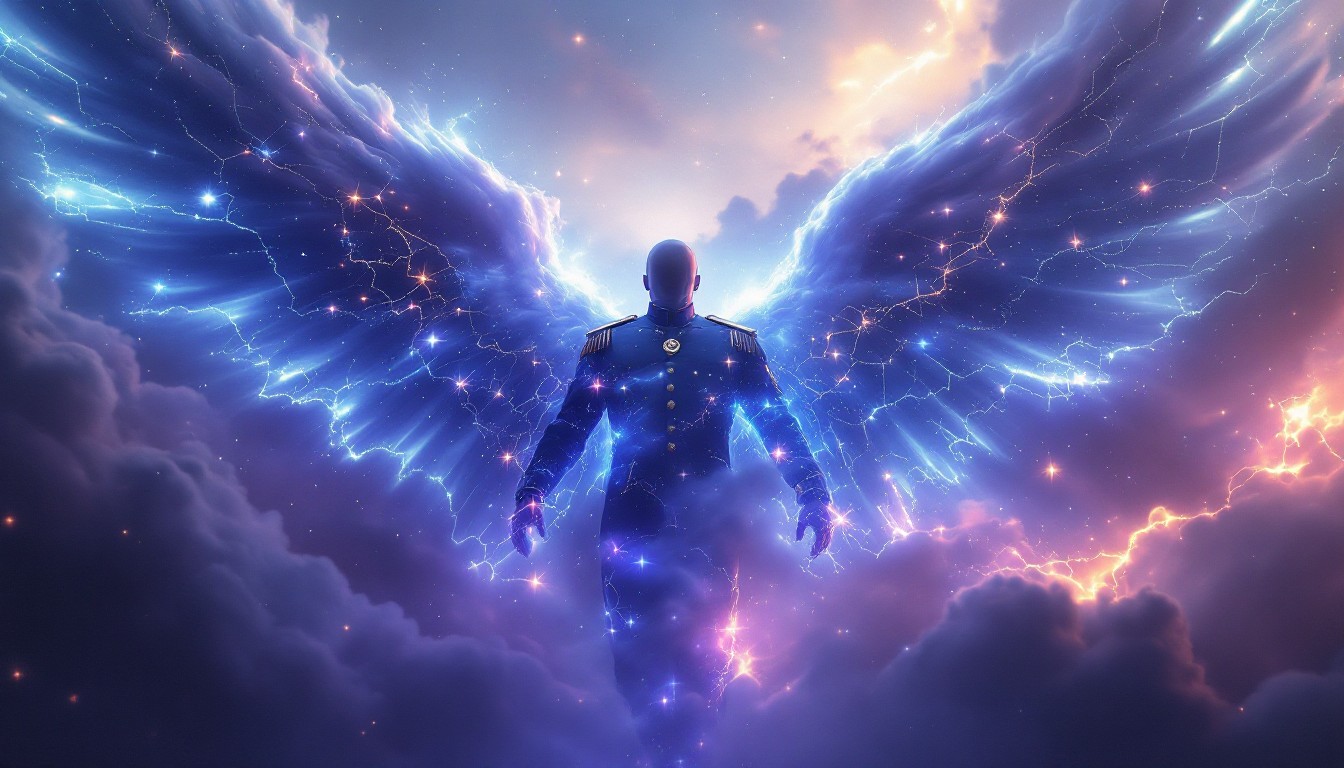 Free Celestial Warrior Ascends Image - Celestial, Ethereal, Cosmic ...