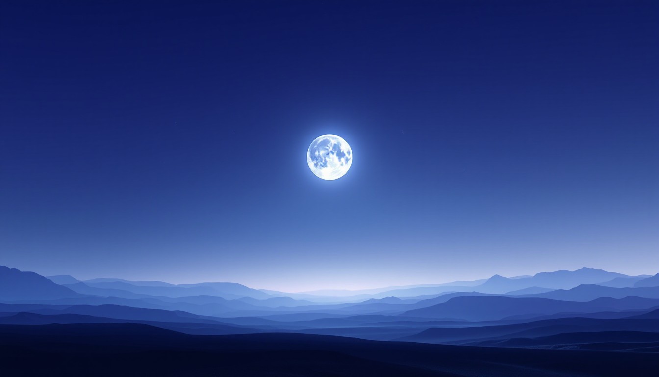 Free Moonlight Blue Tranquility Image - Moon, Night, Sky | Download at ...