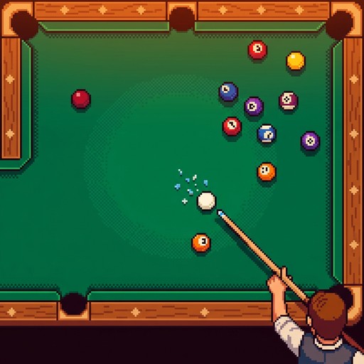 Free Pixel Billiards Game Image - Billiards, Pool, Pixel | Download at ...