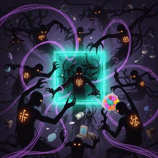 Teal Memory Free Dimensional Memory Thieves Image - Portal, Teal, Shadows ...
