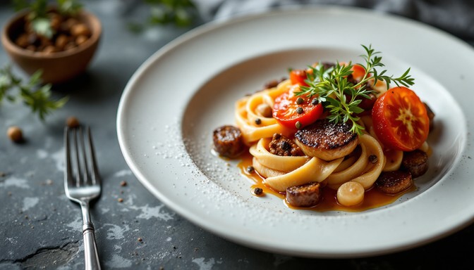 Free Gourmet Mushroom Pasta Image | Download at StockCake