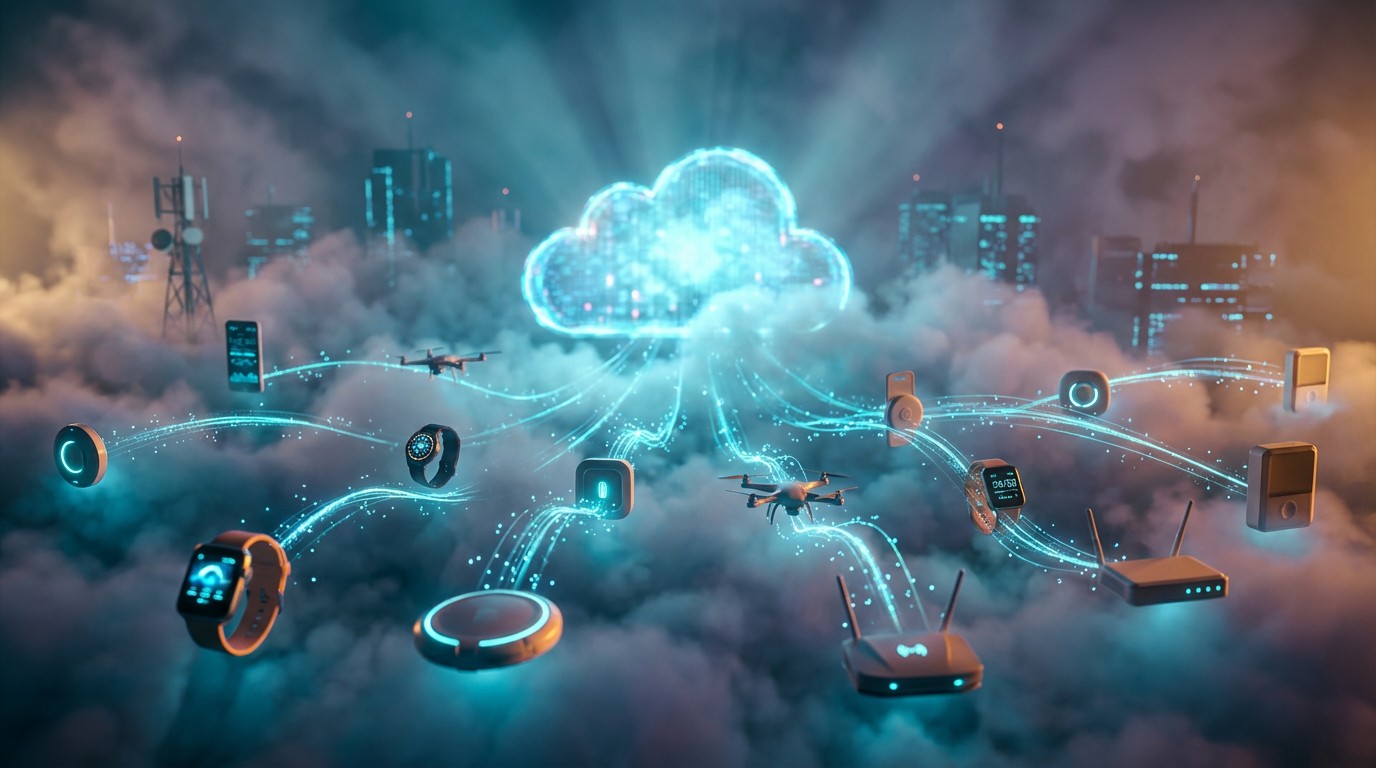 Free Connected Cloud Technology Image - Iot, Cloud, Technology ...